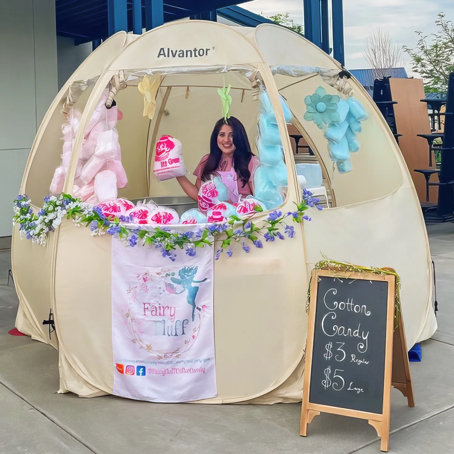 10'X10' Commercial Events Tent Pop-Up Canopy Tent Outdoor Gazebo Instant Shelter Kitchen cart Vendor Booth