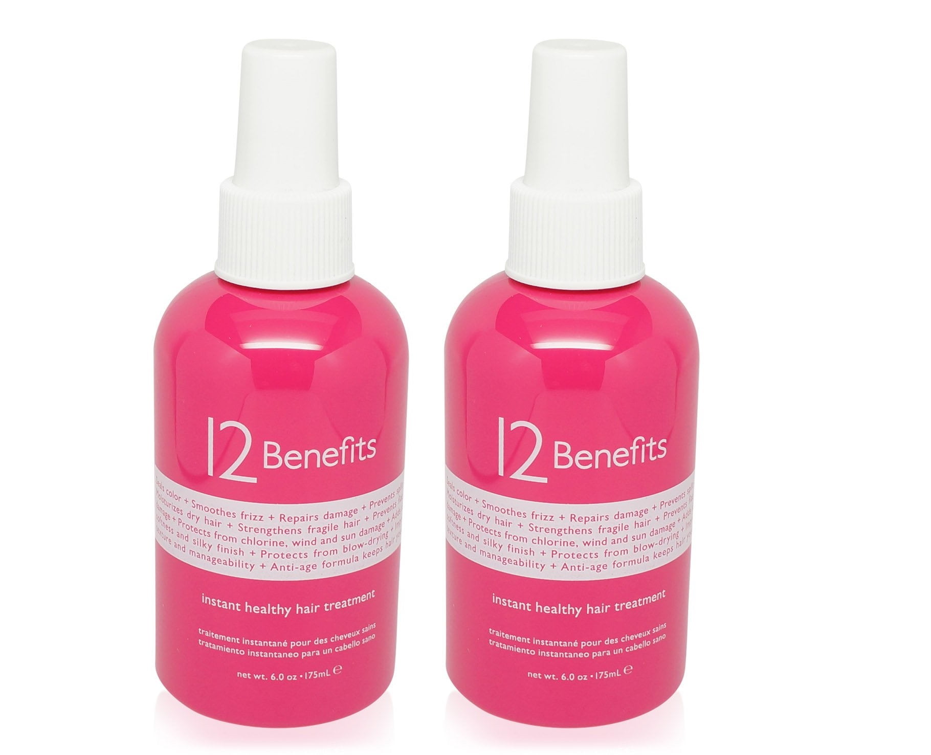 12 Benefits Instant Healthy Hair Treatment 6 oz Pack of 2 set