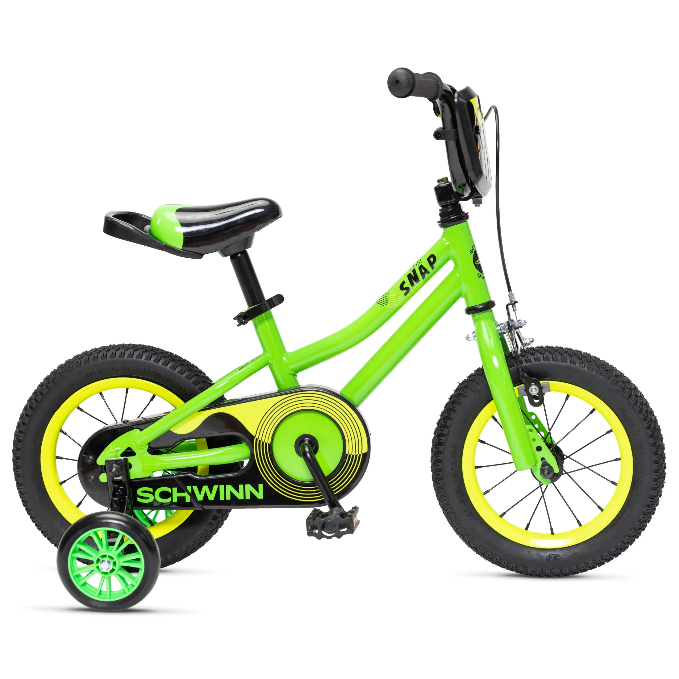 12" Schwinn Snap Boys Kids Bike, Ages 3+ Years, Green