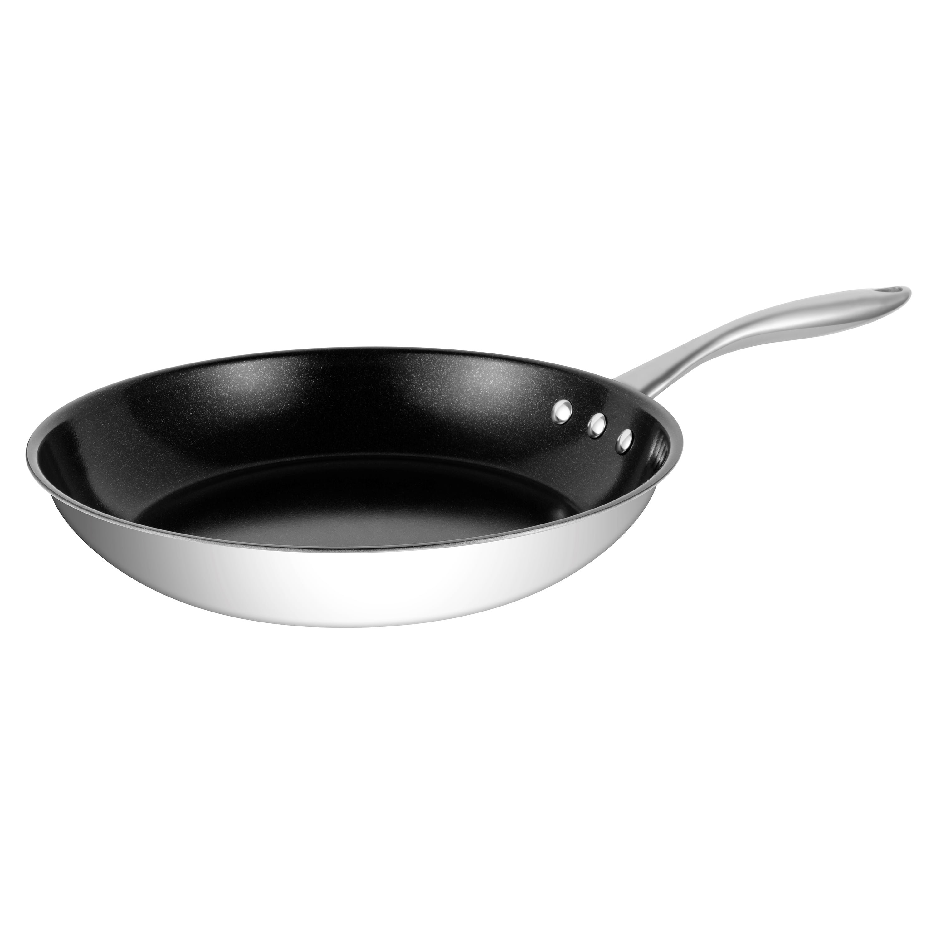 12" Stainless Steel Pan by Ozeri with ETERNA, a 100% PFOA and APEO-Free Non-Stick Coating