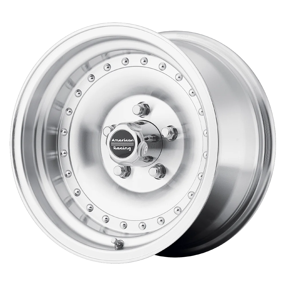 American Racing AR61 Outlaw I, 15x8 Wheel with 6 on 5.5 Bolt Pattern - Machined With Clear Coat - AR615883 Wheel Rim