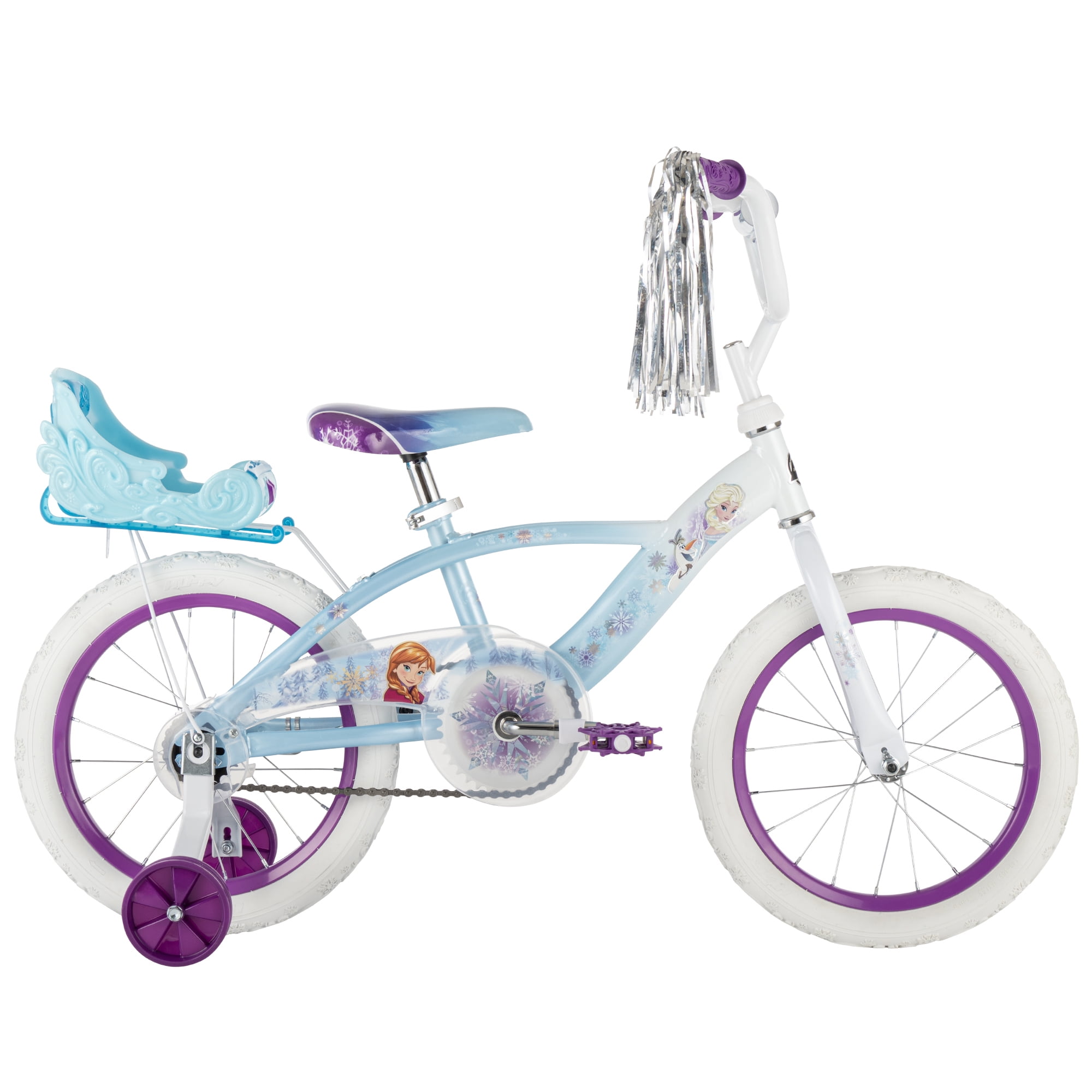 Huffy 16" Disney Frozen Kids' Bike, Fits Riders 3'5" - 4'0", Blue, Child, Girl's