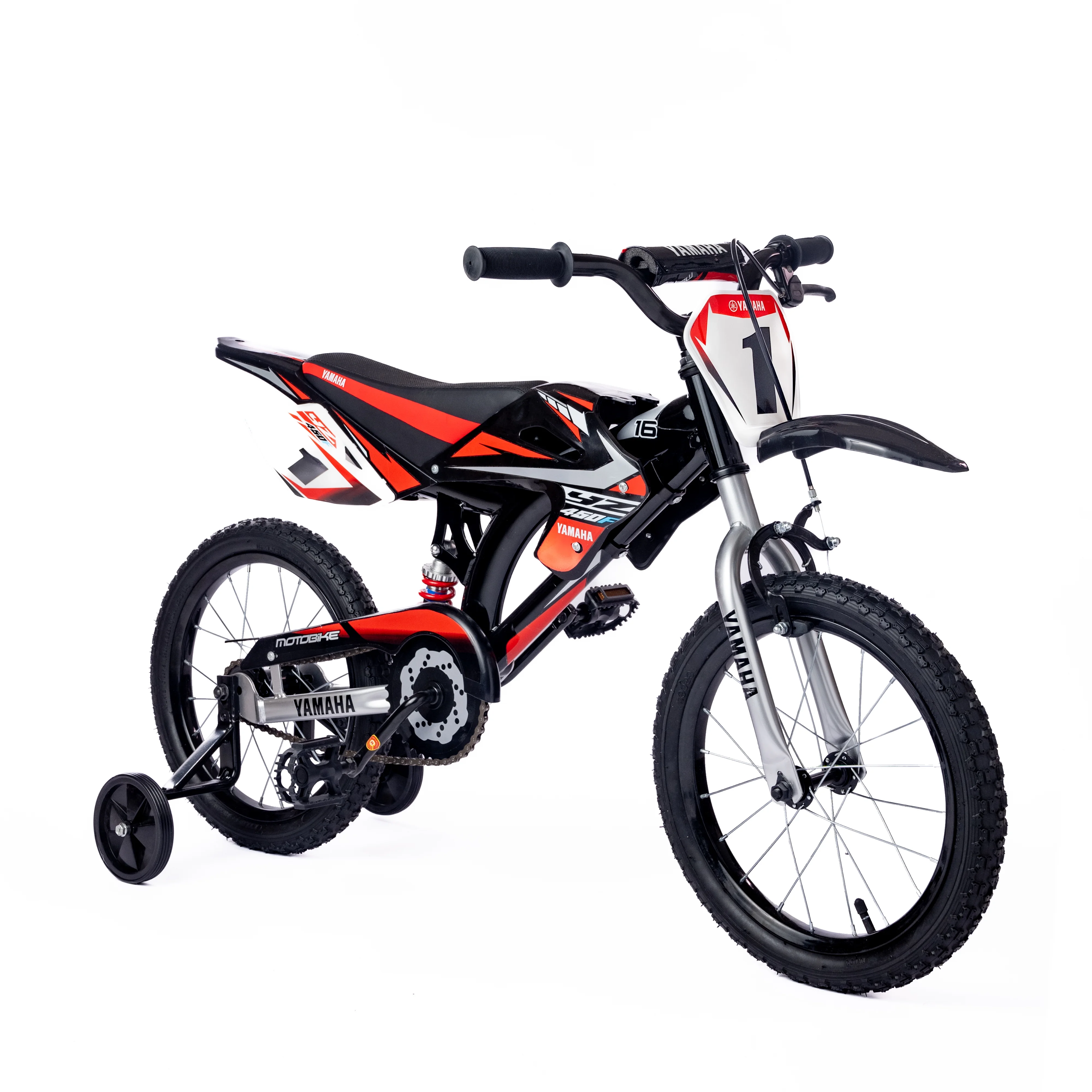 Yamaha Motobike, 16" Wheels, Bicycle for Children Ages 4 to 8 Years Old
