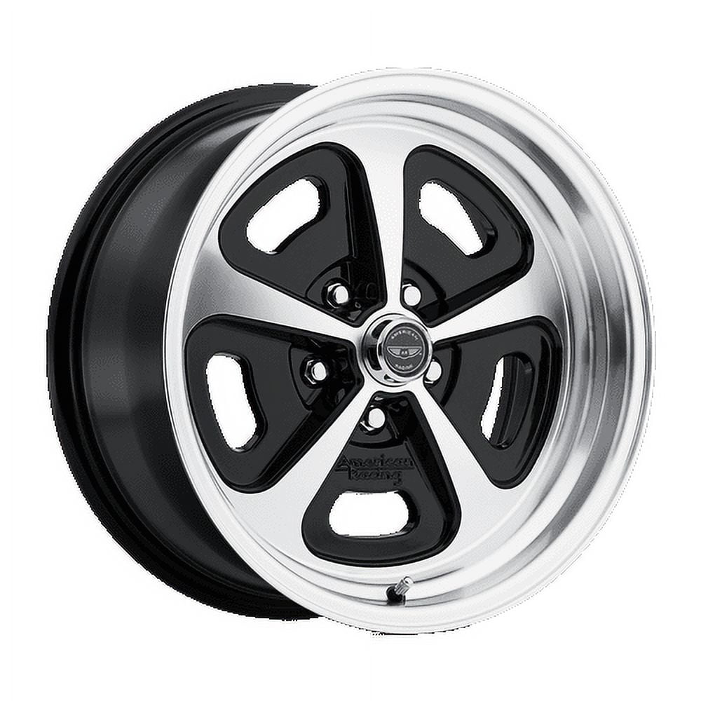 American Racing Vintage VN501 500 Mono Cast Machined Black 17x8 5x4.75 0mm (VN50178034500)