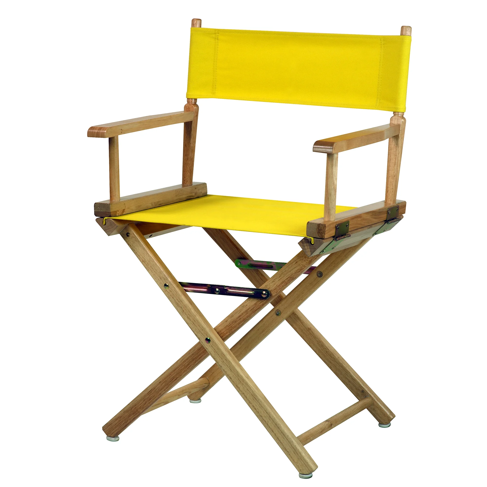 "18" Director's Chair Natural Frame-Yellow Canvas"