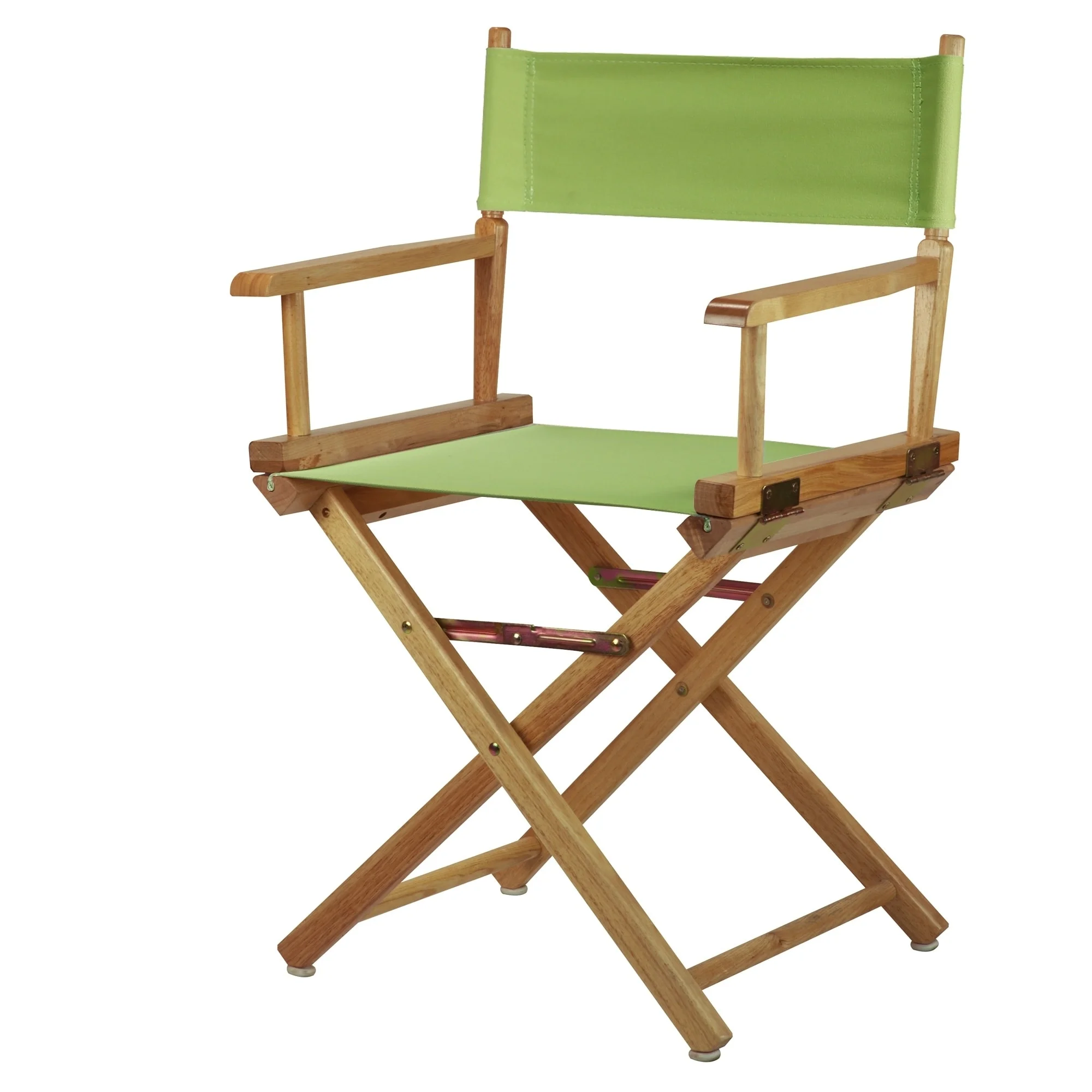 "18" Director's Chair Natural Frame-Lime Green Canvas"