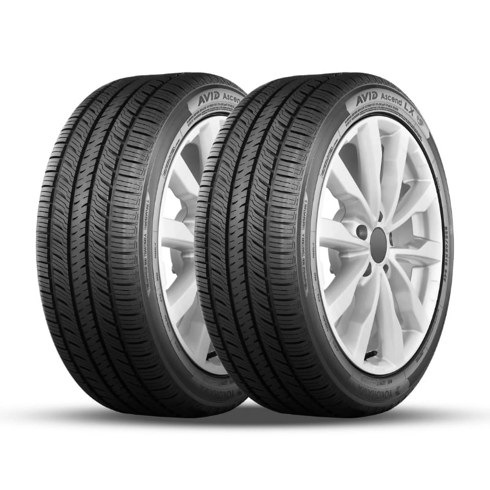 2 Yokohama Avid Ascend LX 225/60R16 98H All Season 85K Mileage Warranty 800AA 110132816 / 225/60/16 / 2256016