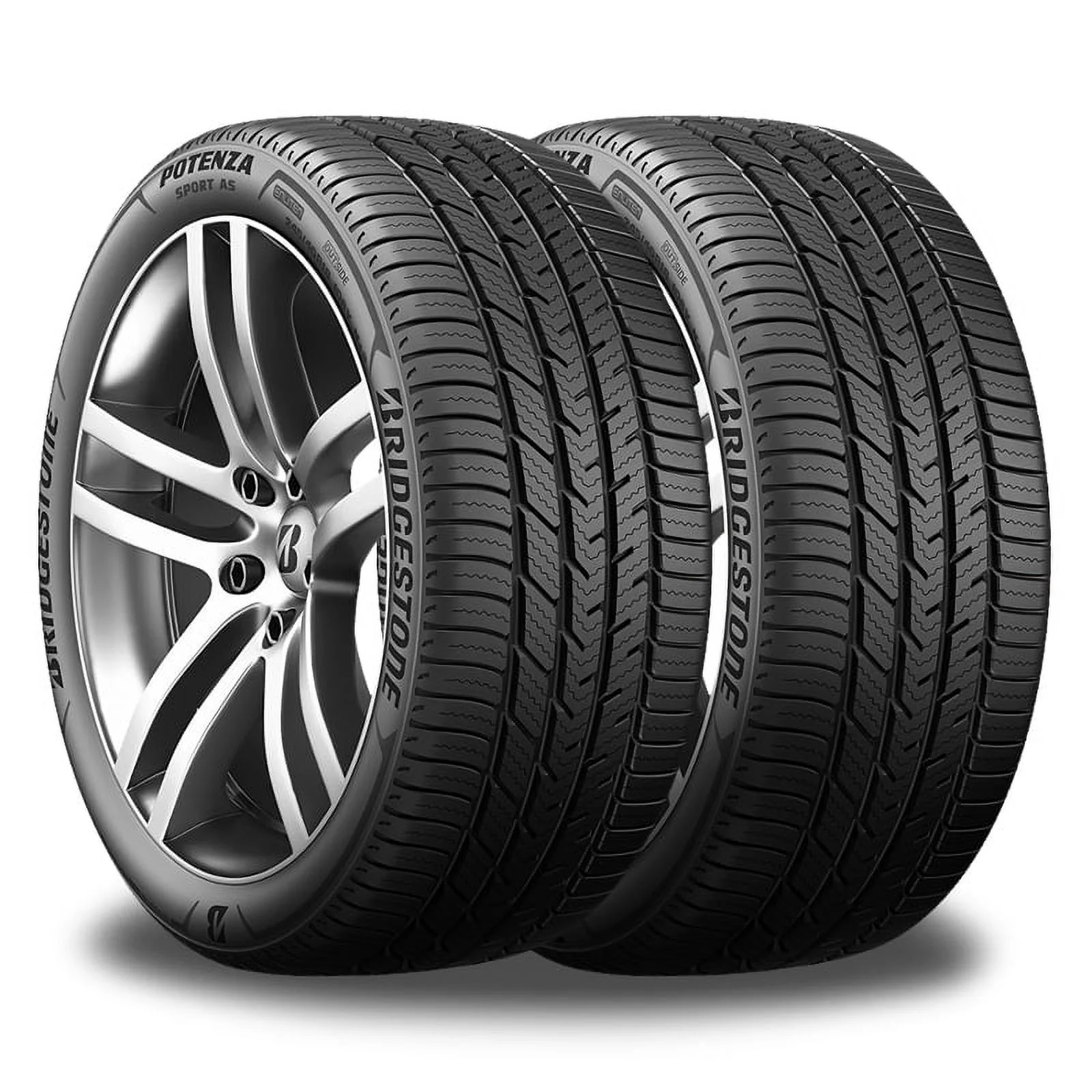 2 Bridgestone Potenza Sport AS 215/55R17 94W All Season Ultra High Performance BR011920 / 215/55/17 / 2155517