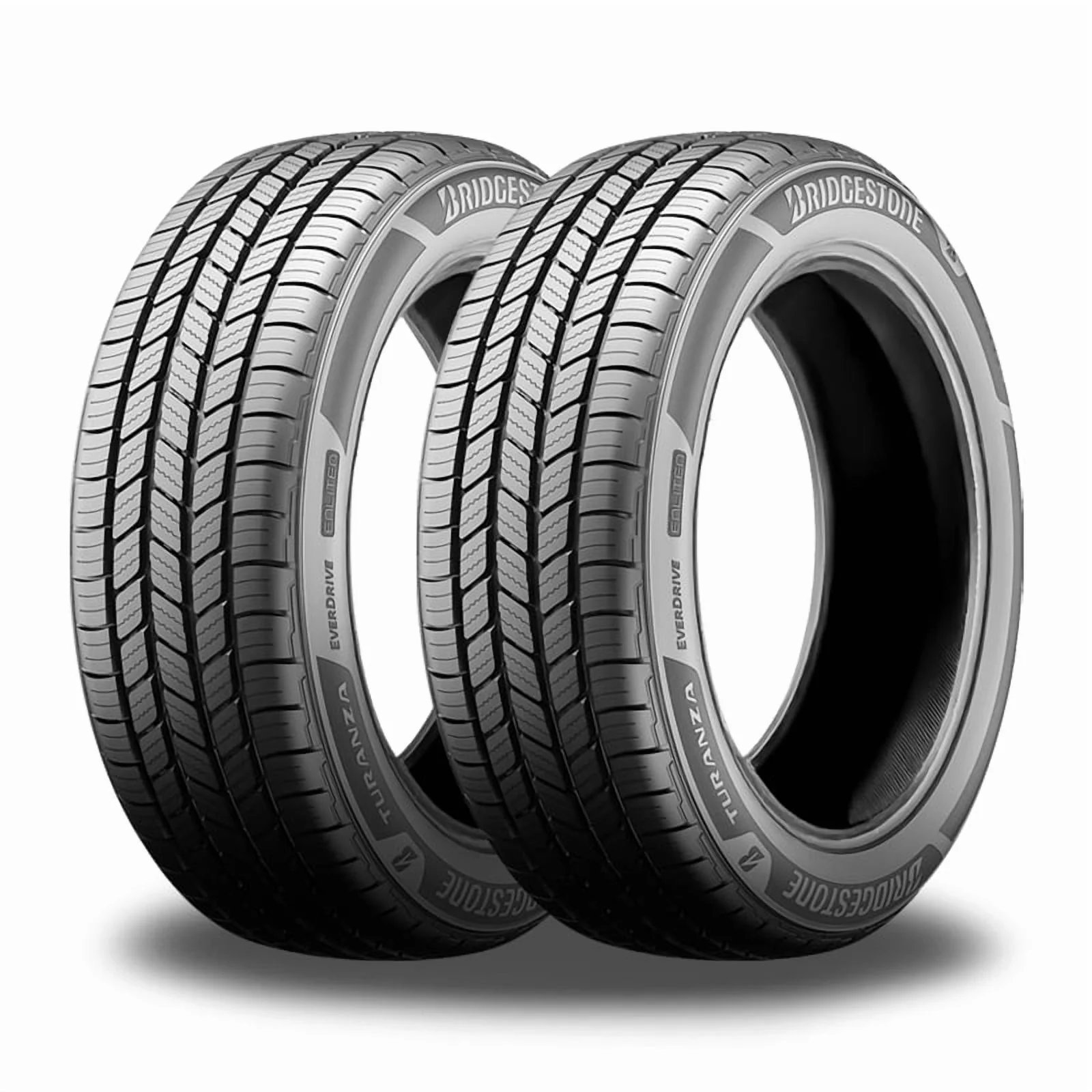 2 Bridgestone Turanza EverDrive 215/55R17 94V All Season [80K Mi Warranty 800BB] BR019376 / 215/55/17 / 2155517