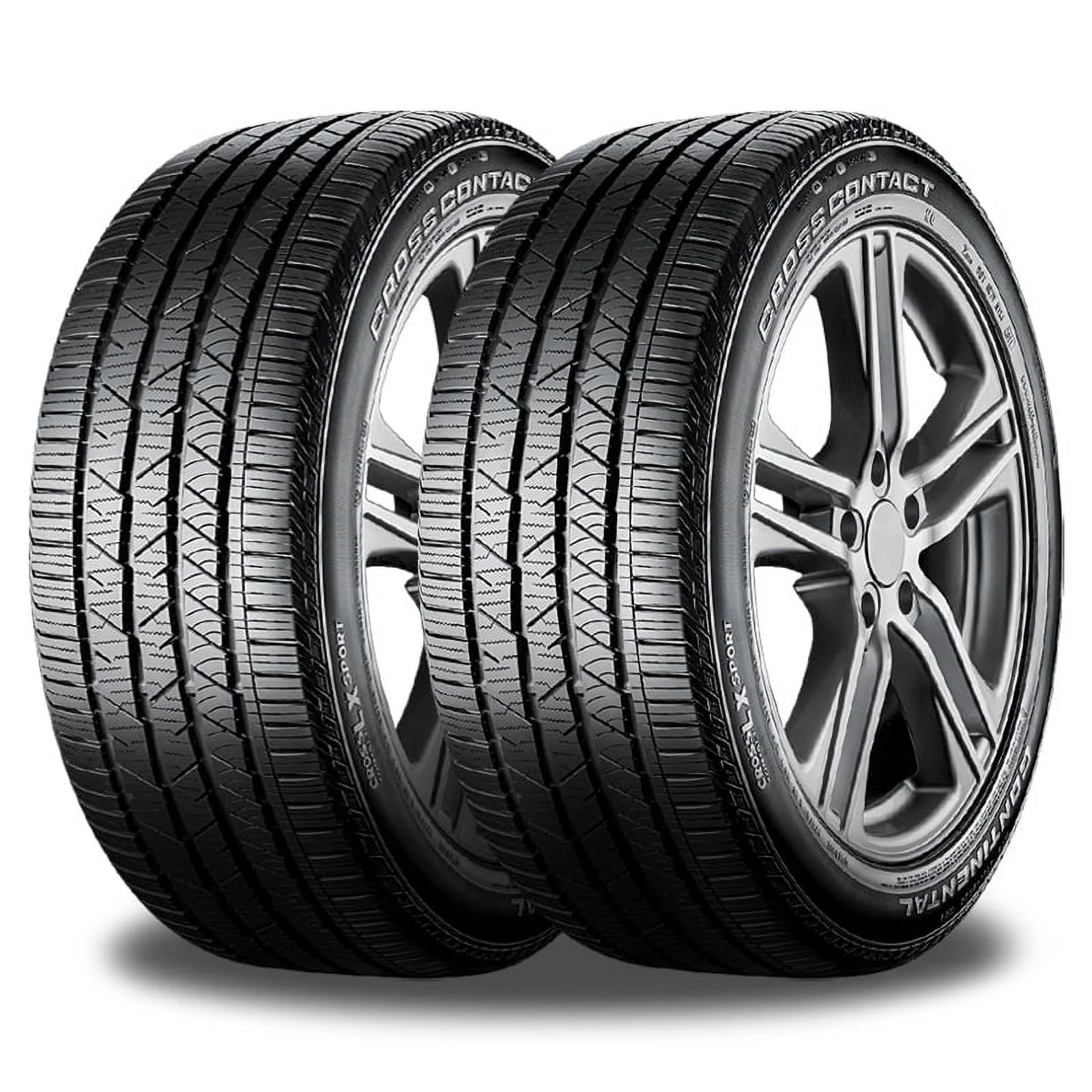 2 Continental CrossContact LX 225/65R17 102T Tires 15493230000 / 225/65/17 / 2256517
