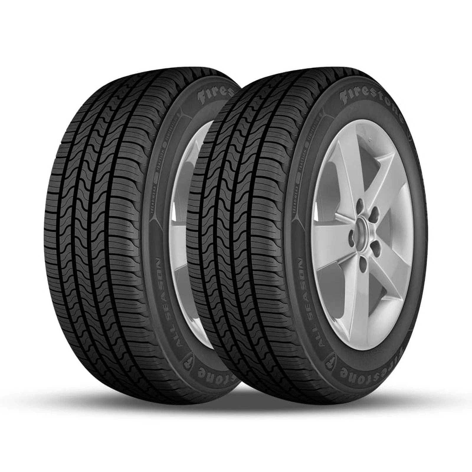 2 Firestone All Season 225/65R17 102H 480AB Touring Tires 55000 Mileage Warranty FS013343 / 225/65/17 / 2256517