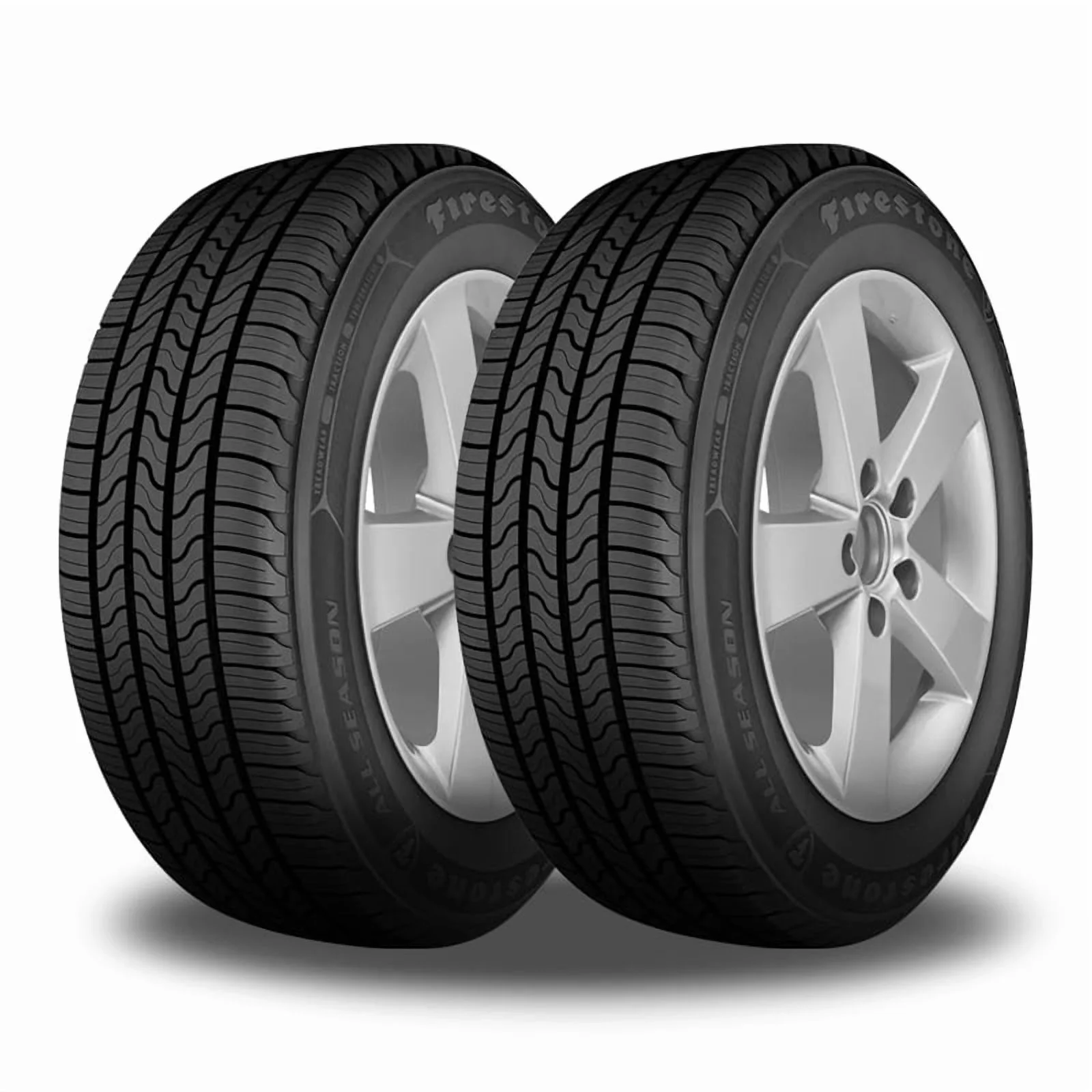 2 Firestone All Season 235/45R18 94V Tires w /65K Mi Treadlife Warranty FS013745 / 235/45/18 / 2354518