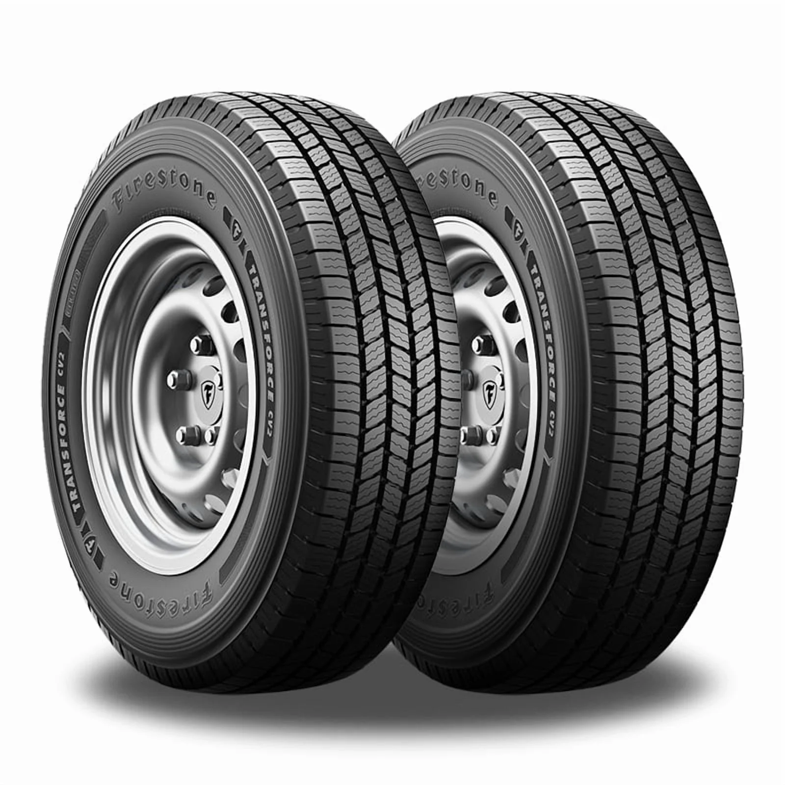 2 Firestone Transforce CV2 245/75R16 120/116R Commercial Tire [ Load E 10 PLY ] FS014975 / 245/75/16 / 2457516