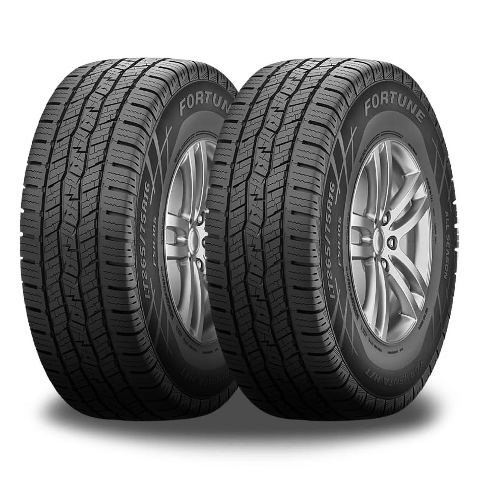 2 Fortune Tormenta H/T FSR305 275/70R18 125/122S Highway/ Load E / 45K Mileage 9275030404 / 275/70/18 / 2757018