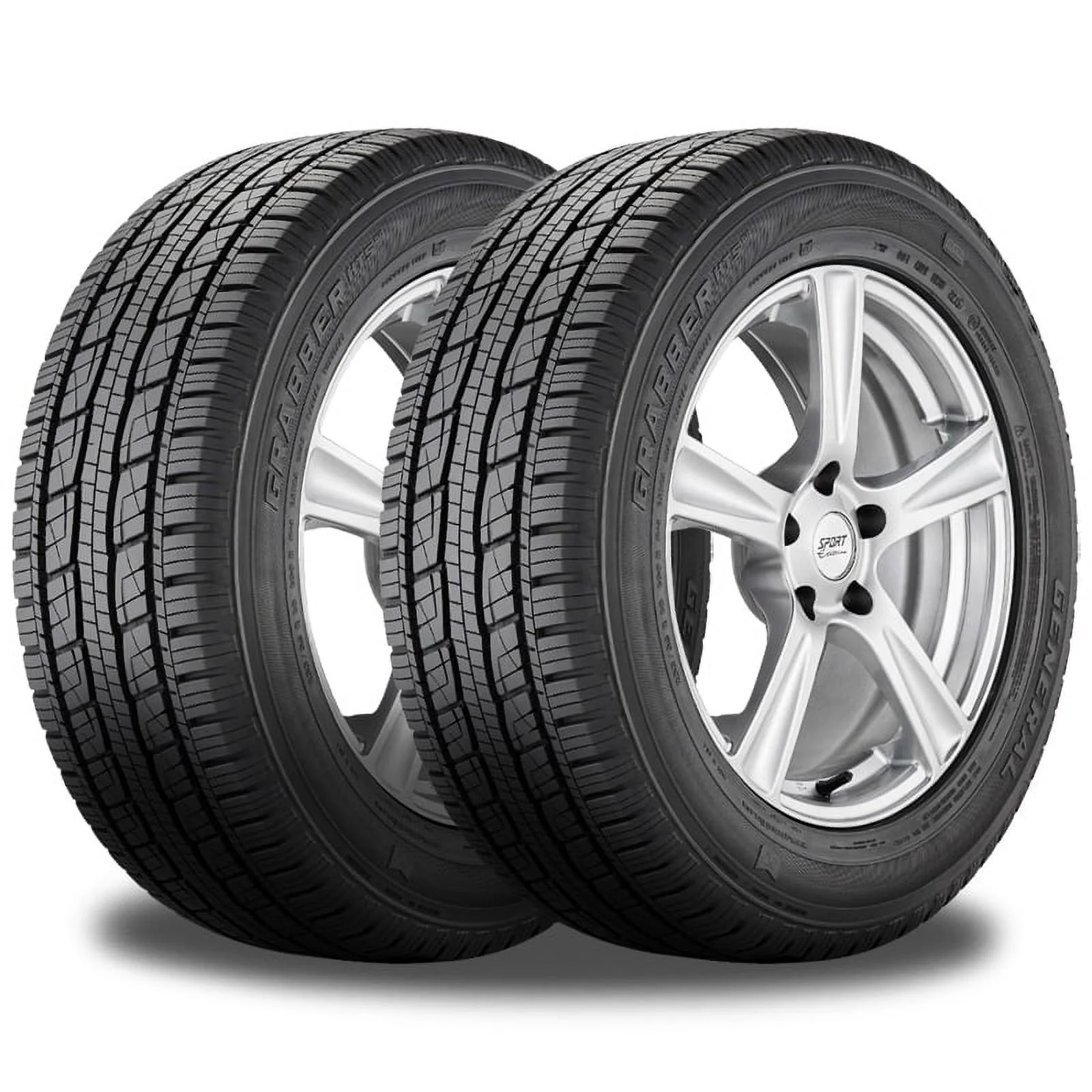 2 General Grabber HTS60 265/65R18 114T All Season 680AB 65K Mi Warranty SUV 4492250000 / 265/65/18 / 2656518