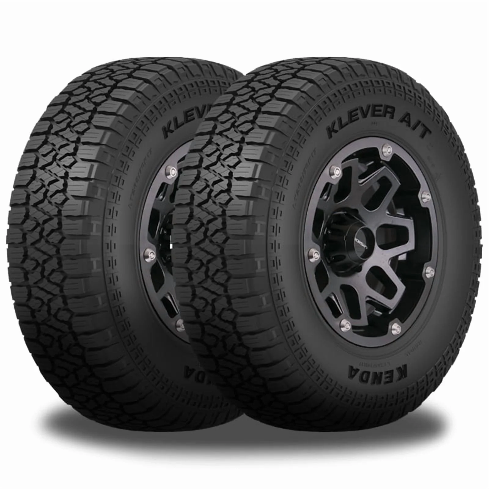 2 Kenda Klever A/T2 KR628 265/75R16 116T All Terrain -3PMSF - 60K Mile Warranty US628020 / 265/75/16 / 2657516