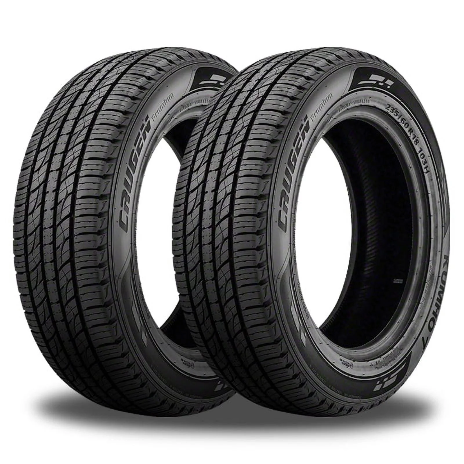2 Kumho Crugen Premium KL33 235/65R17 104H 60k Mile All Season CUV SUV Tires 2176993 / 235/65/17 / 2356517