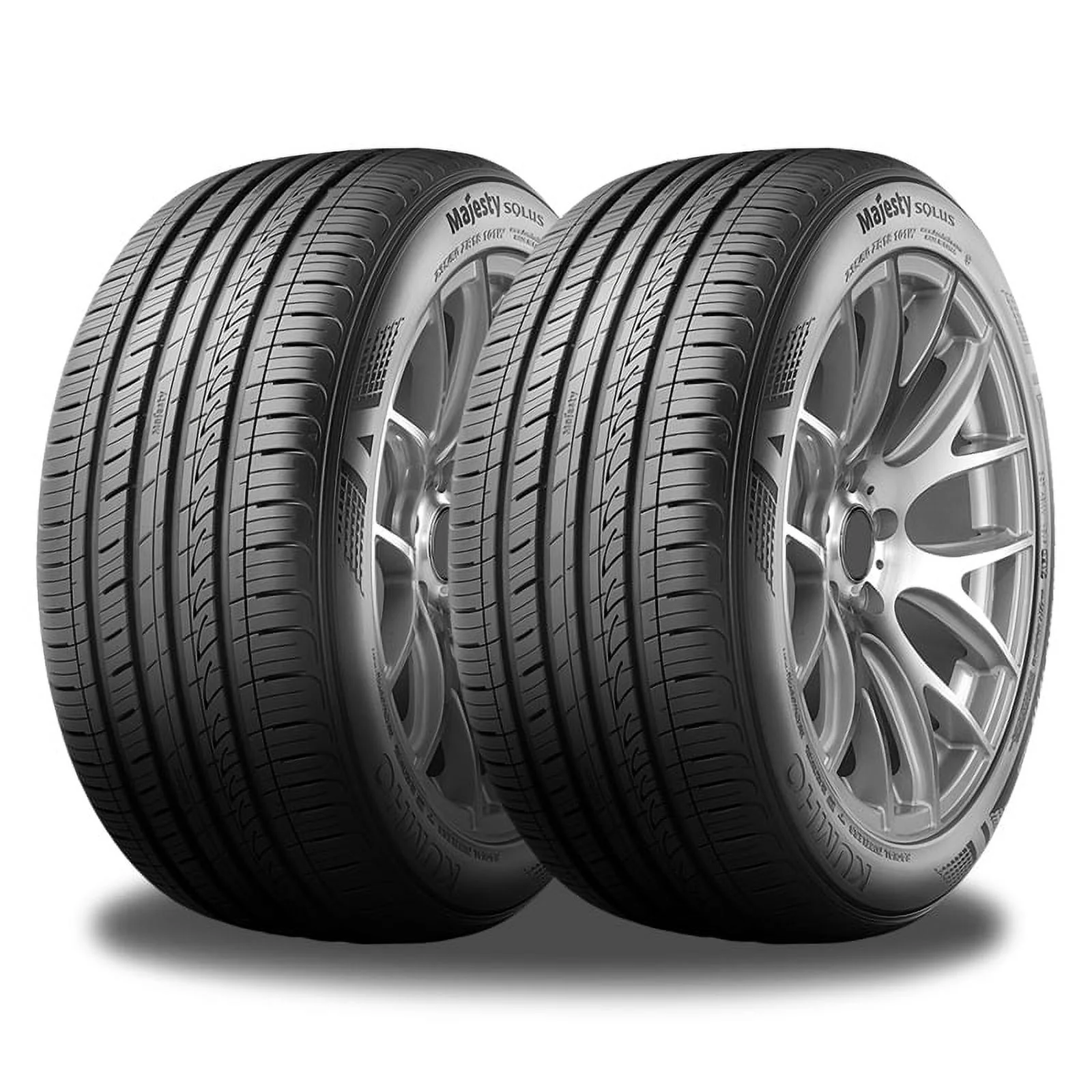 2 Kumho Majesty Solus KU50 225/40R18 88W All Season Performance Tires 500AAA 2218603 / 225/40/18 / 2254018