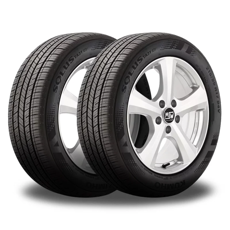 2 Kumho Solus TA31 EV 205/55R16 91H All Season Tires 500AA Electric Vehicle Car 2303003 / 205/55/16 / 2055516