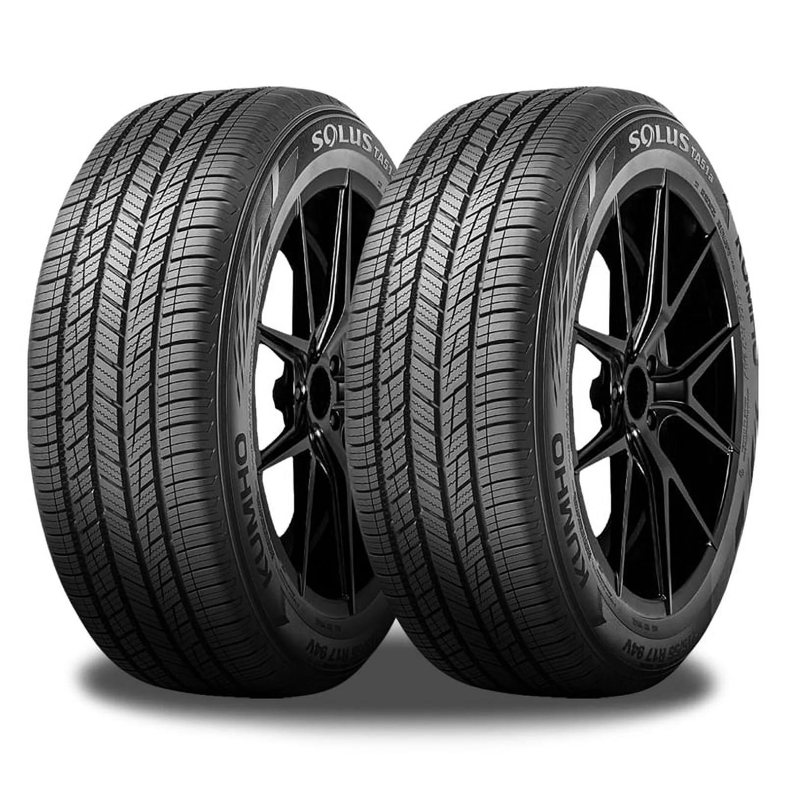 2 Kumho Solus TA51a 205/55R16 91T All Season Tires W/ 75000 Mileage Warranty 2330492 / 205/55/16 / 2055516