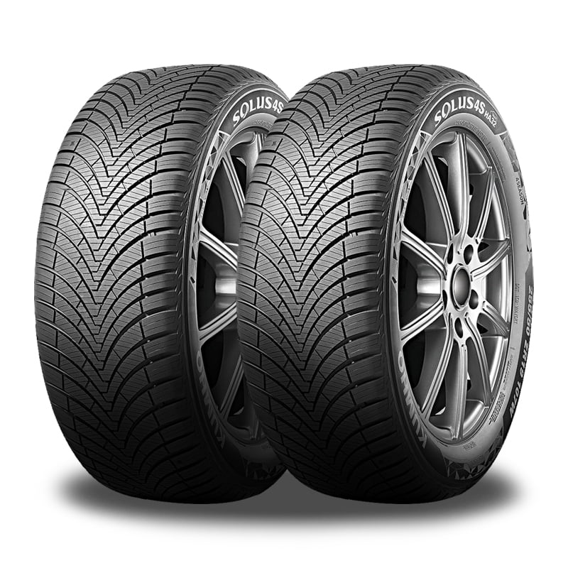 2 Kumho Solus 4S HA32 215/60R16 99V All Weather Season Snow Ready 60K Warranty 2360173 / 215/60/16 / 2156016