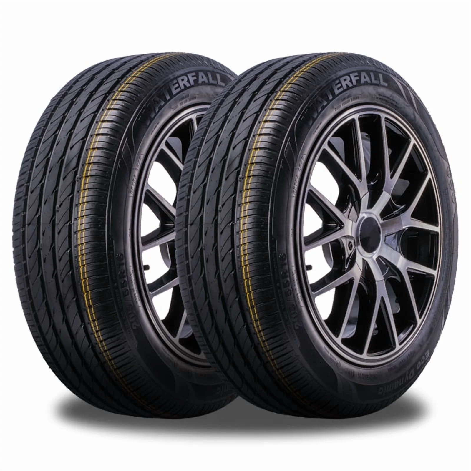 2 New Waterfall Eco Dynamic 205/55R16 94W All Season Tires 45000 Mile Warranty PCR-1604-WF / 205/55/16 / 2055516