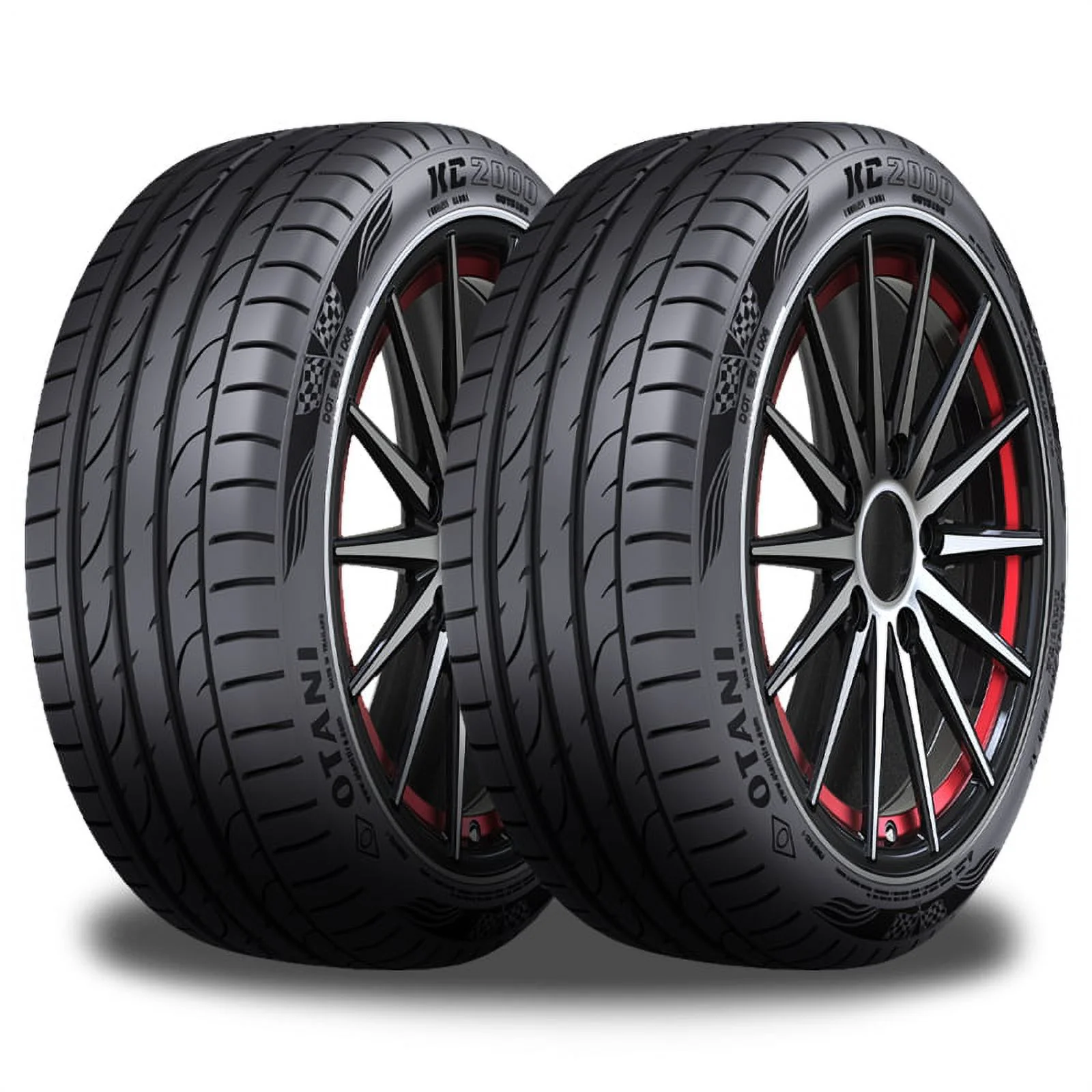 2 New Otani KC2000 225/50R17 98Y XL All Season Traction High Performance S200T / 225/50/17 / 2255017