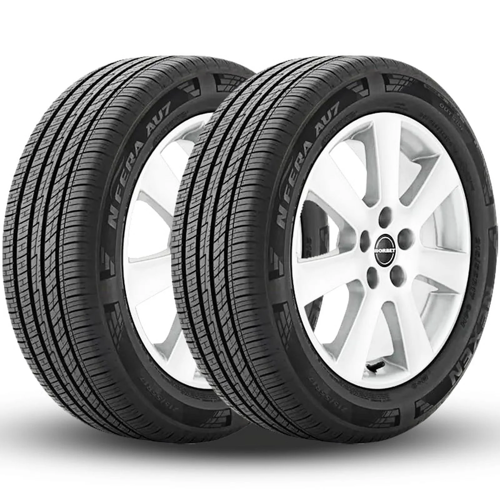 2 Nexen N'Fera AU7 225/40ZR18 92W All Season UHP High Performance 50K MILE Tires 14422NXK / 225/40/18 / 2254018