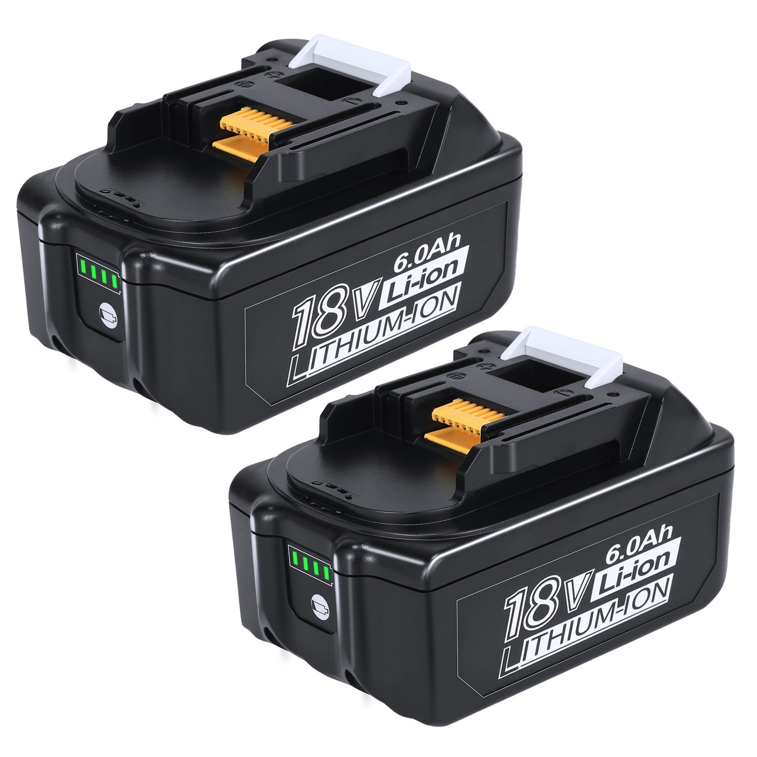 2-Pcs For Makita 18V 6.0Ah LXT Lithium-Ion BL1830 BL1850 BL1860 Tool Battery US Replacement Battery