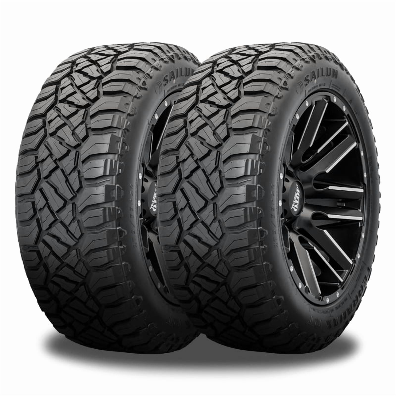 2 Sailun Terramax R/T 265/65R18 122/119Q All Terrain 3PMSF Snow 45K Mile 10 ply 1600151 / 265/65/18 / 2656518