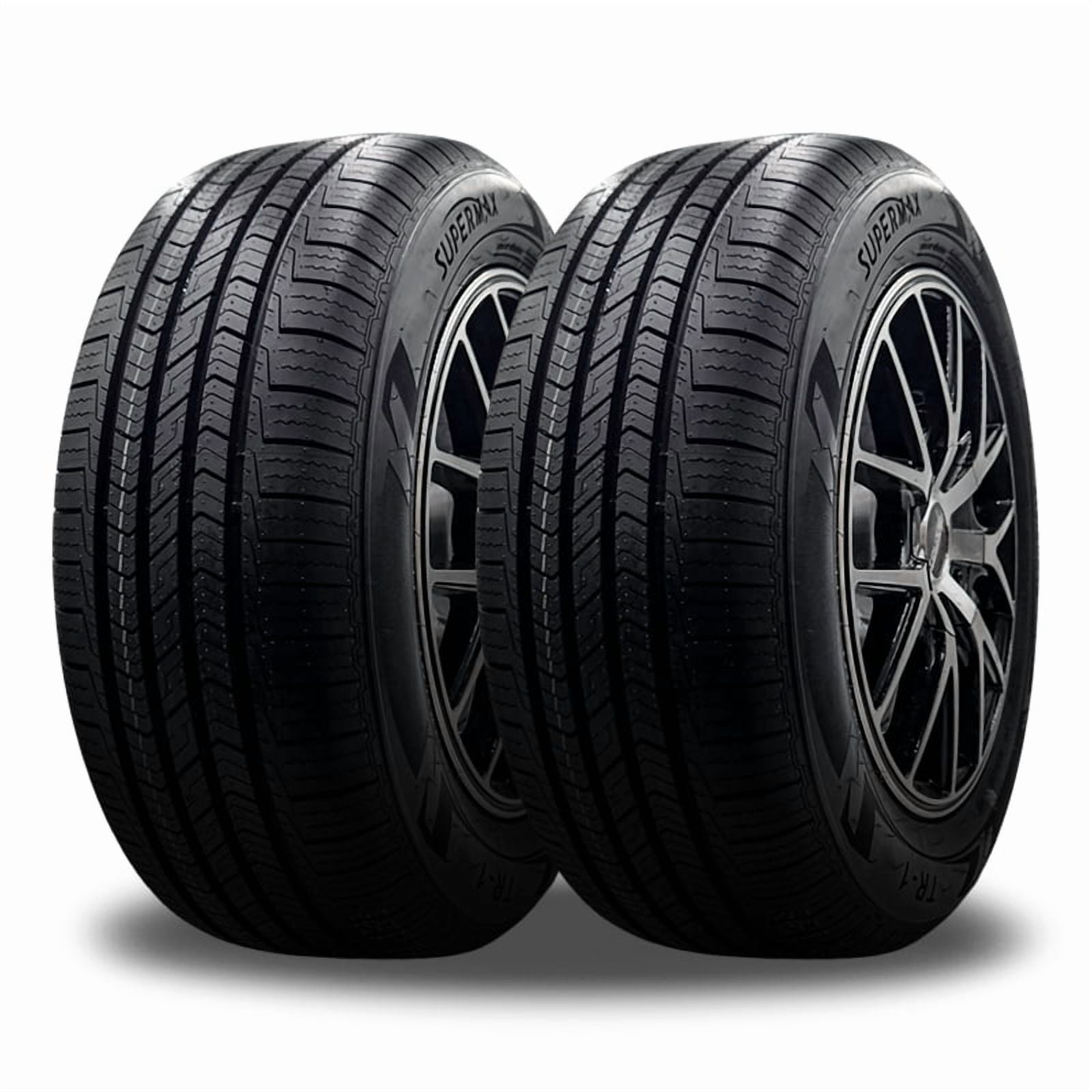 2 Supermax TR-1 215/55R17 94V All Season Performance 500AA [50K Mi Warranty] TR1 PCR-1702-SX / 215/55/17 / 2155517
