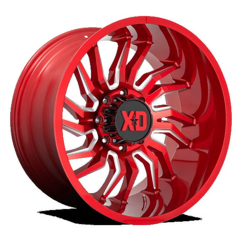 20x10 XD XD858 TENSION Candy Red Milled Wheel 6x5.5 (-18mm)