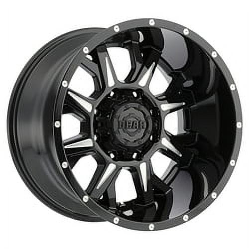 20x12 Gear Off Road 742BM Kickstand Blk Mill Wheel 6x135/6x5.5 (-44mm)