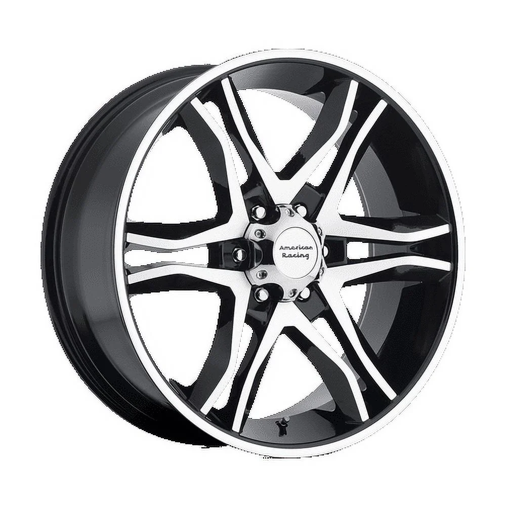 American Racing MAINLINE, 20x8.5 Wheel with 5 on 4.5 Bolt Pattern - Gloss Black Machined - AR89328512335 Wheel Rim
