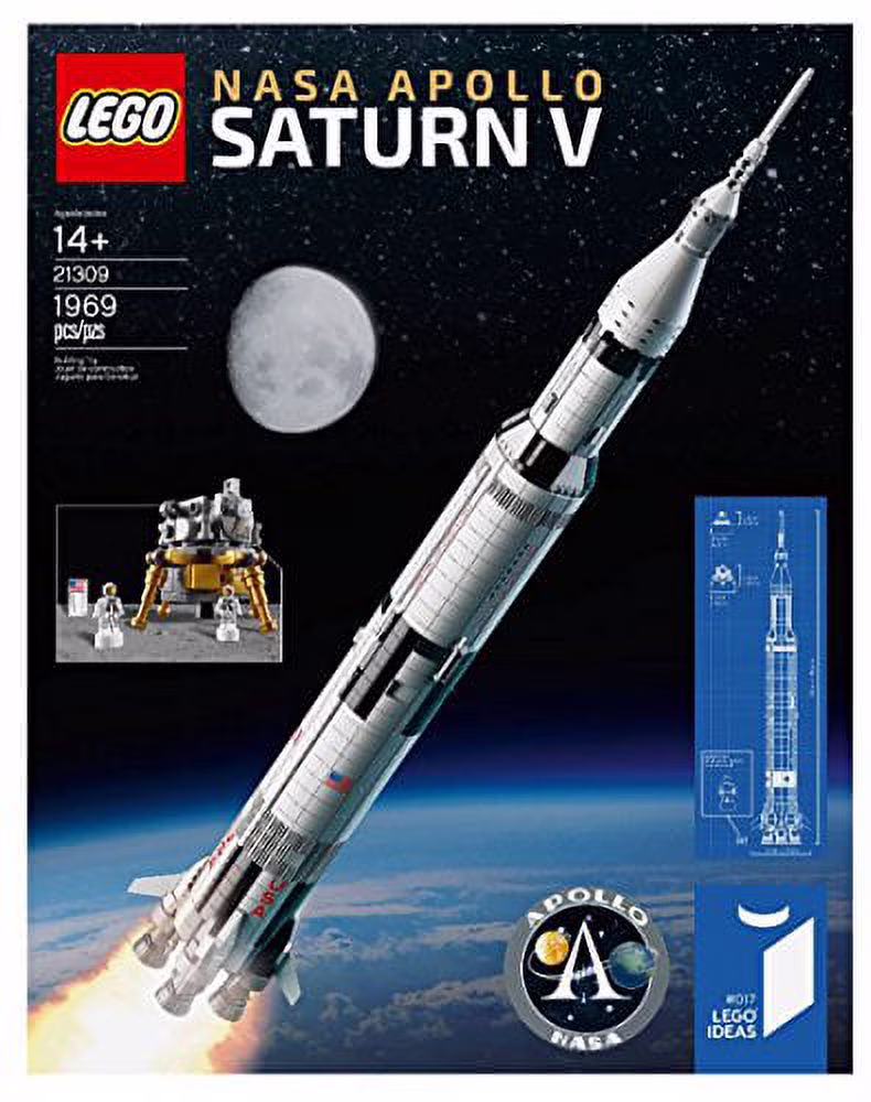 2017 Lego 21309-- Ideas NASA Apollo Saturn V set