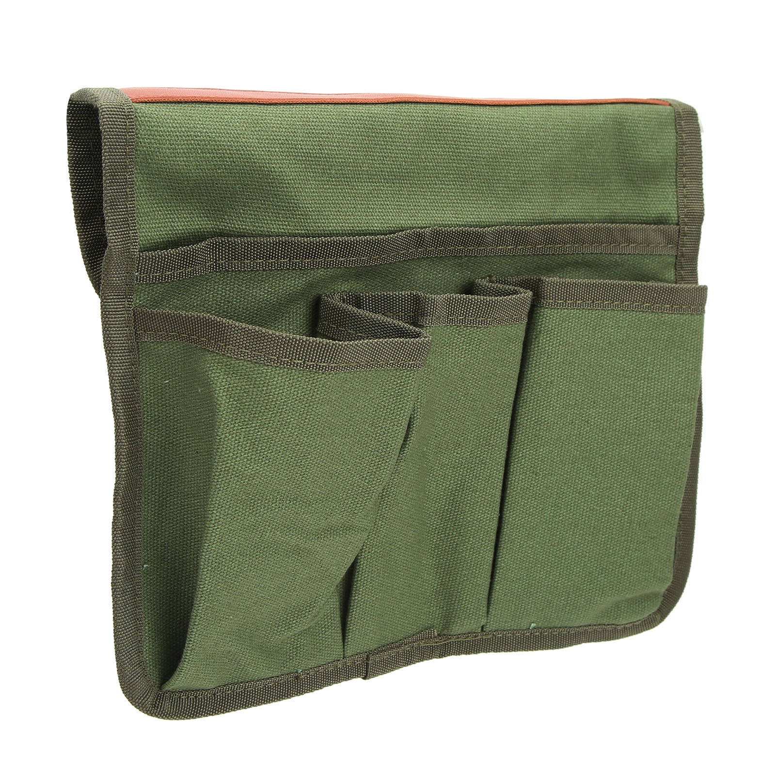 2024 Camping Chair Armrest Storage Bag Side Multifunctional Portable Beach Chair Hanging Storage Bag for Outdoor Beach Military Green