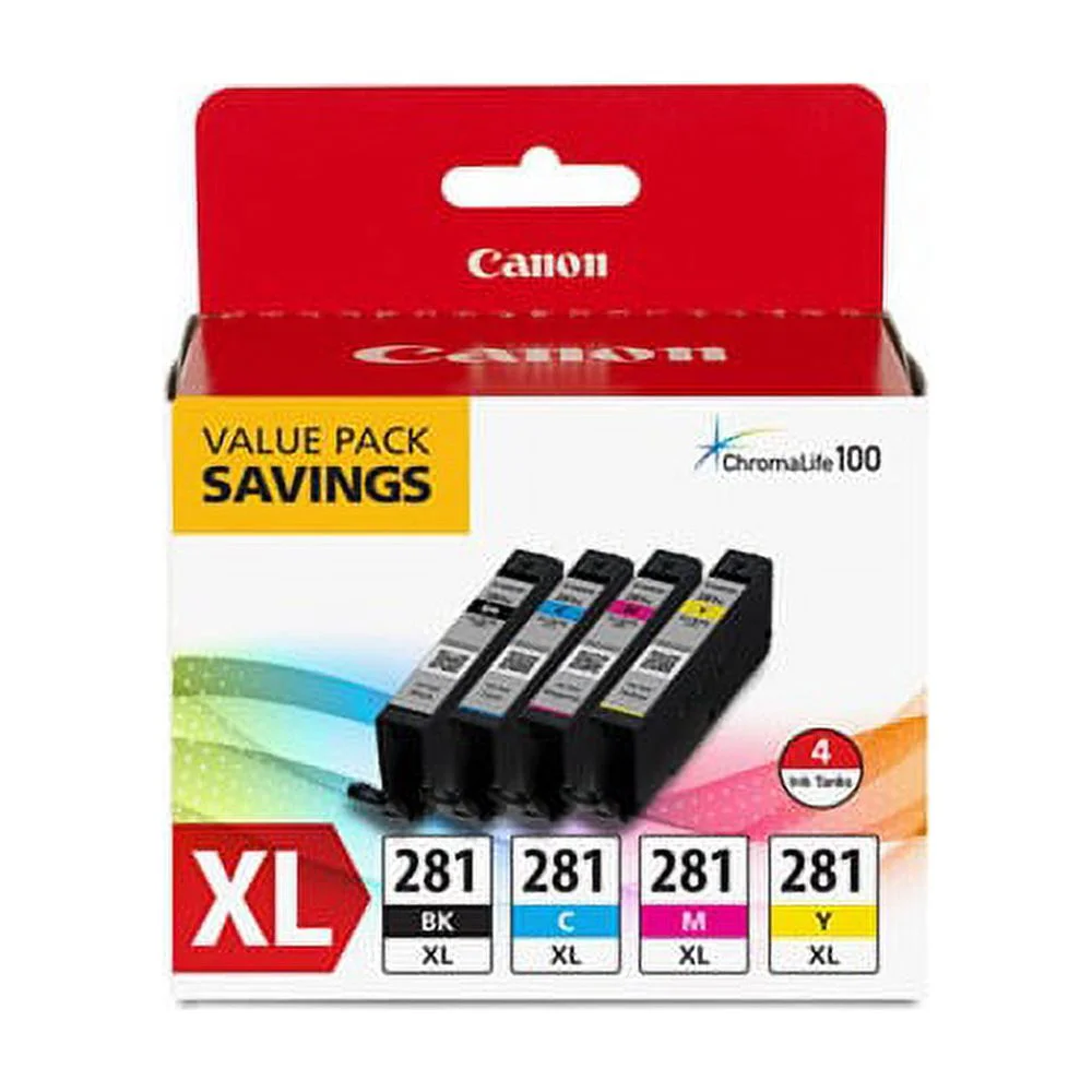 2037C005 CLI-281XL Ink Black/Cyan/Magenta/Yellow