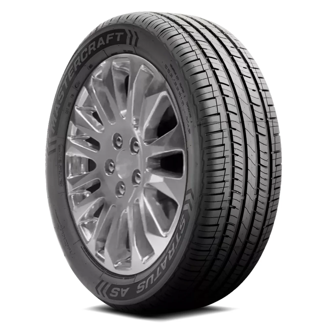 205/55R16 Mastercraft Stratus AS 94V XL Black Wall Tire