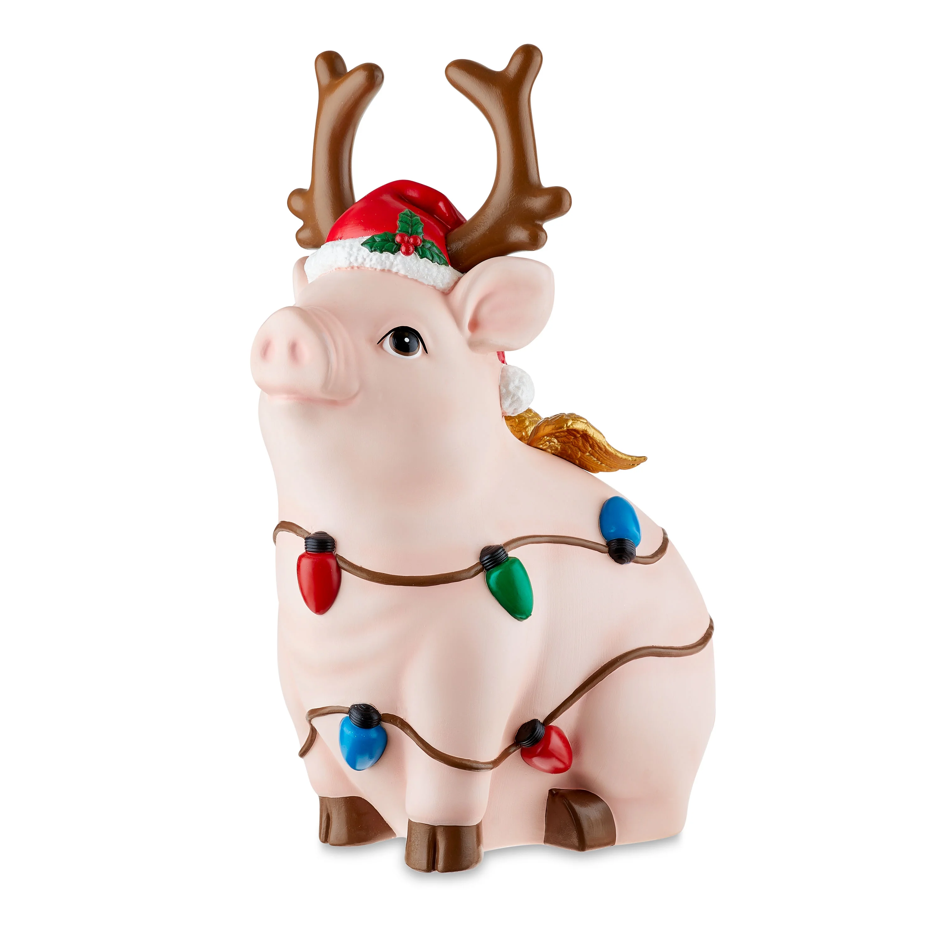 Blow Mold Light-Up Pig, 25", by Holiday Time