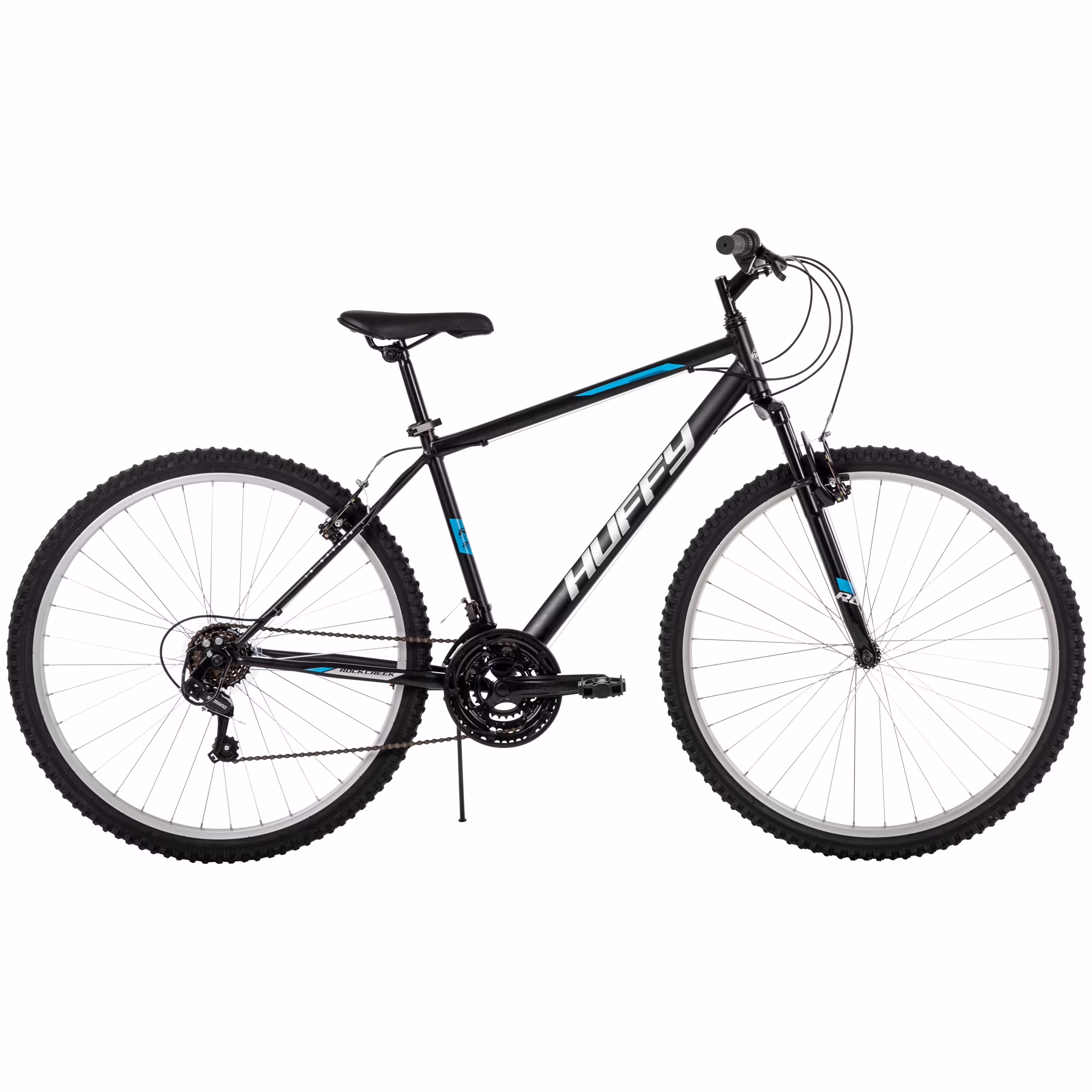 Huffy 29" Rock Creek Mountain Bike, Fits Riders 5'0"+, Matte Black, Adult, Men's