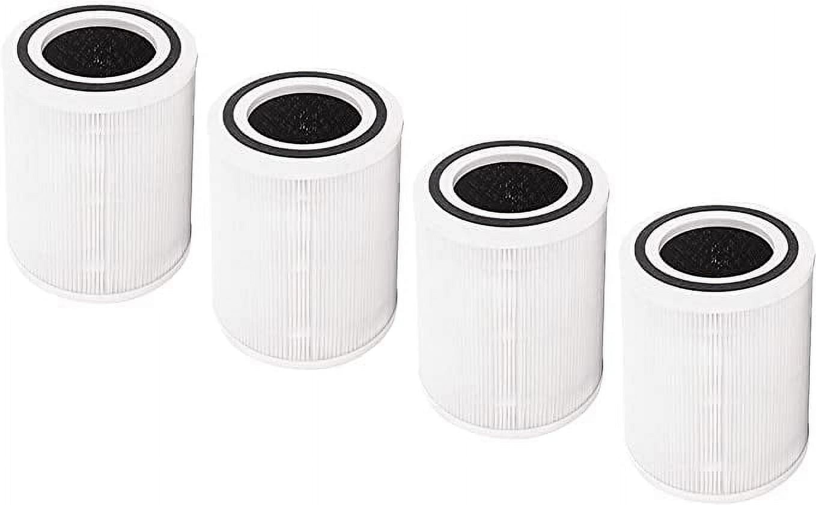 3-in-1 True HEPA Replacement Filters For Core 400S Air Purifier Part Core 400S-RF, 4 Packs