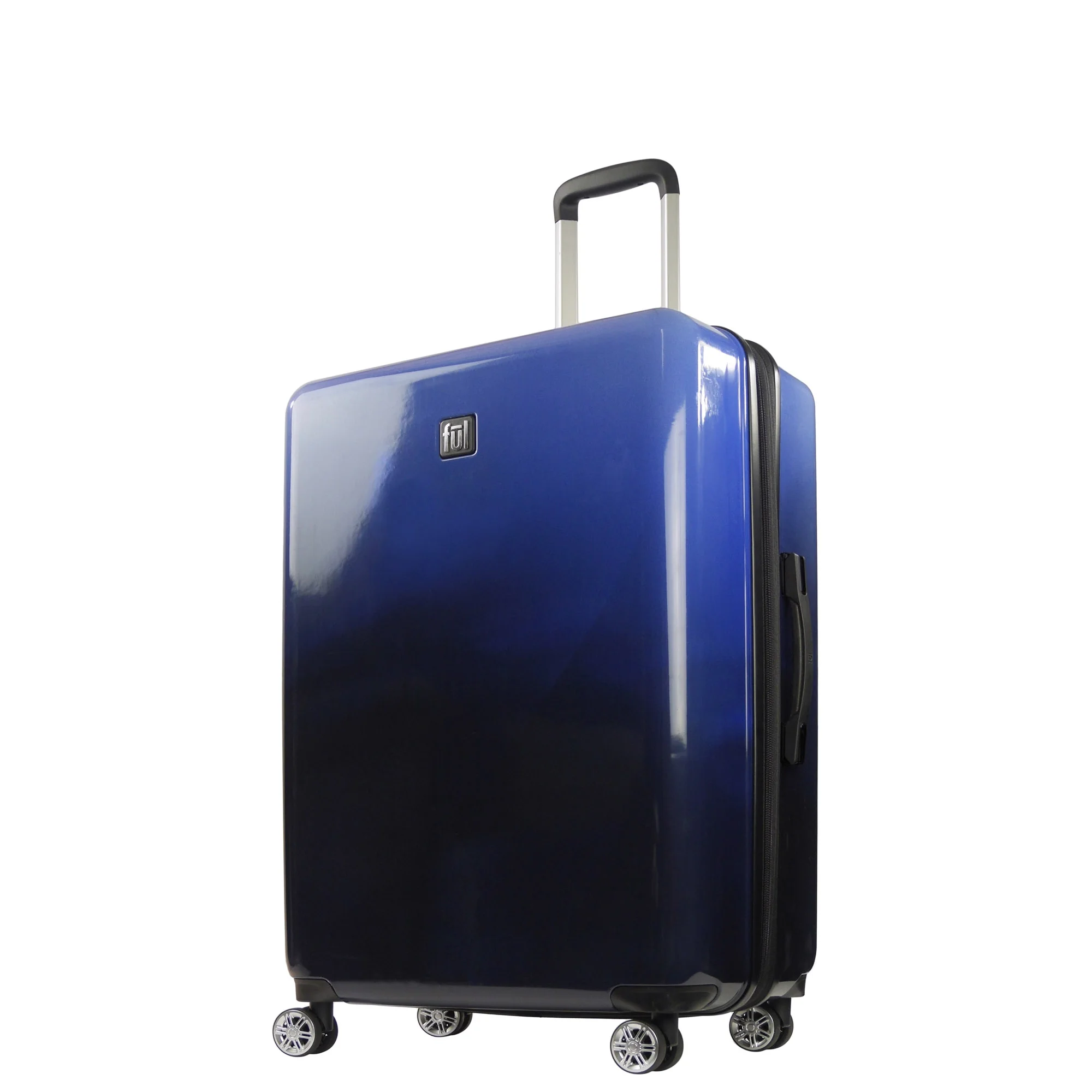 31 Inch Impulse Rolling Luggage, Ombre Hardshell Suitcase with Spinner Wheels, Blue
