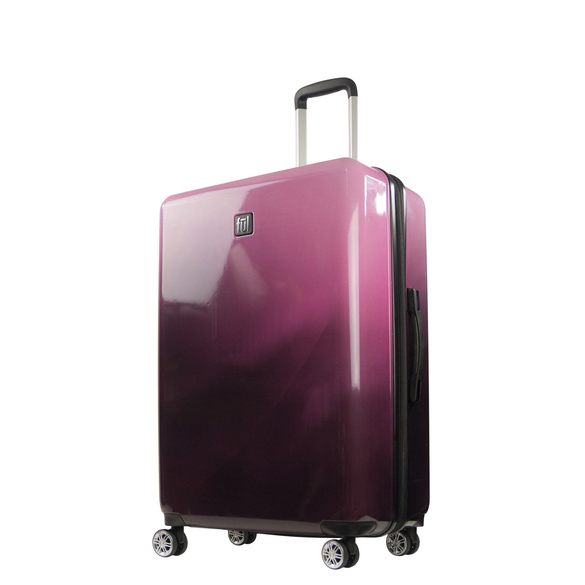 31 Inch Impulse Rolling Luggage, Ombre Hardshell Suitcase with Spinner Wheels, Pink