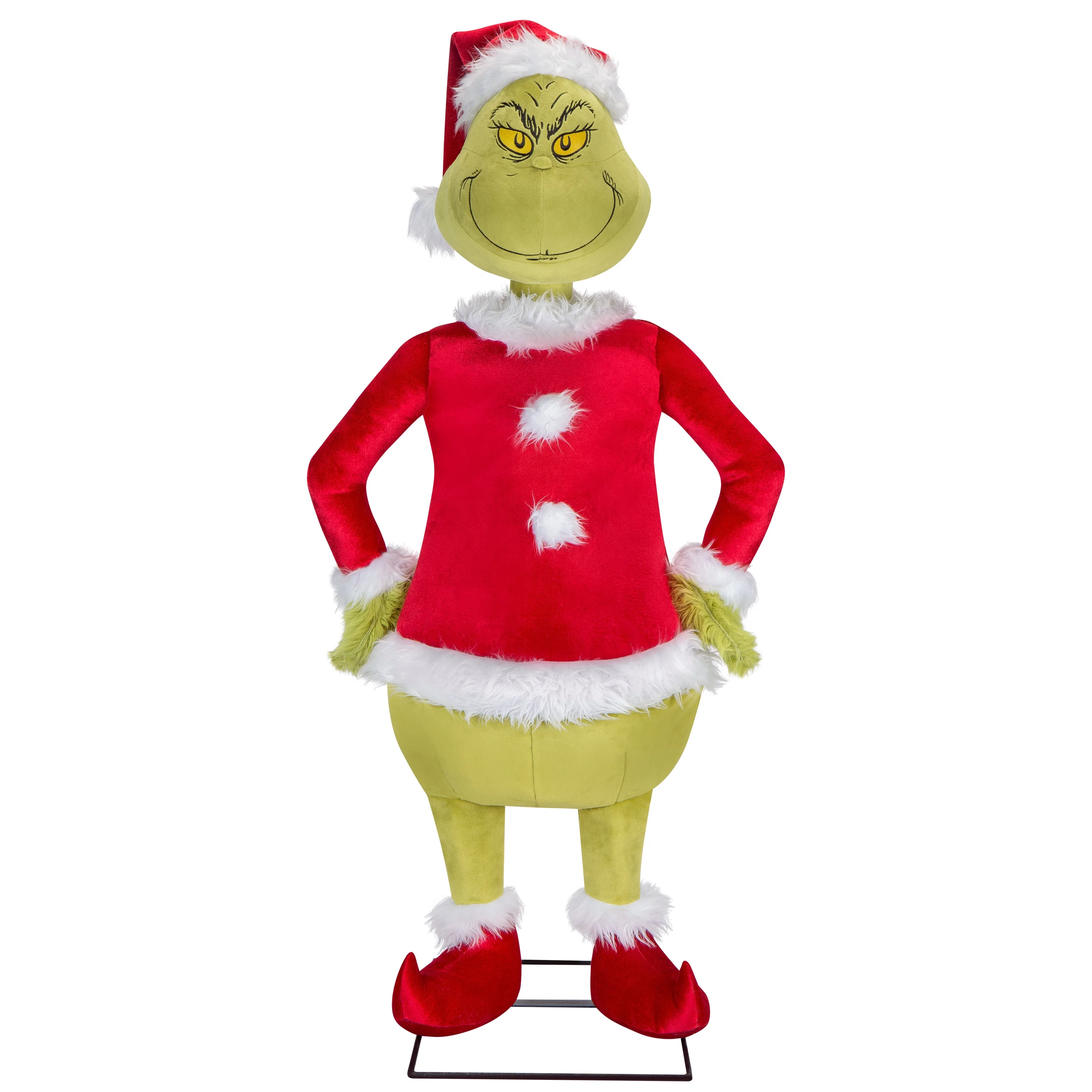 4 foot tall Life Sized Animated Dancing the Grinch Green Christmas Décor