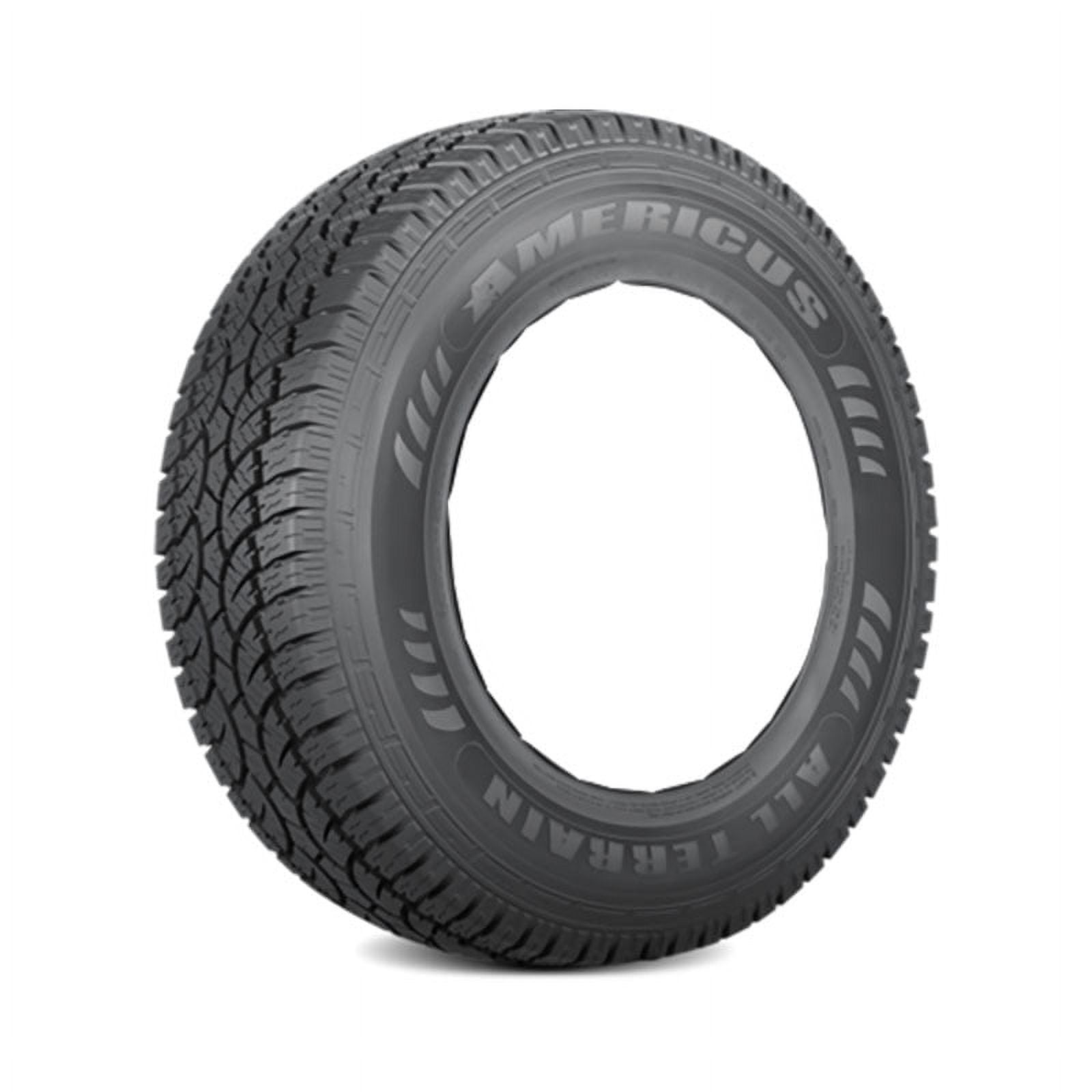 4 Americus Rugged All Terrain 235/75R15 105T XL Tires Fits: 1995-99 Chevrolet Tahoe LT, 1999 Chevrolet Silverado 1500 Base