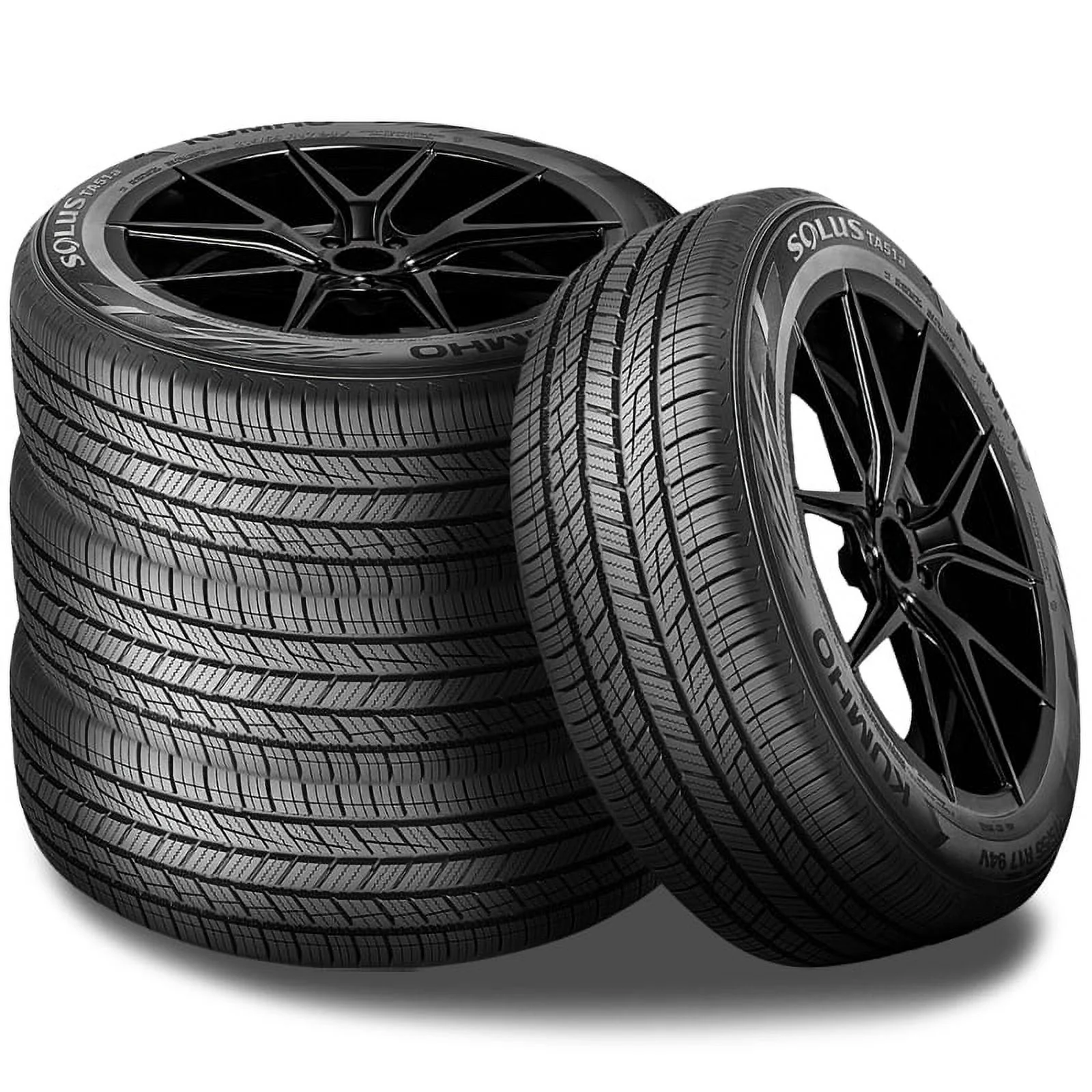 4 Kumho Solus TA51a 195/65R15 91T All Season Tires W/ 75000 Mileage Warranty 2305753 / 195/65/15 / 1956515
