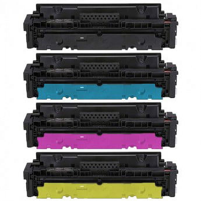 4-PACK Replacement for 414X - High Yield Compatible Toner Cartridges KCMY (7500 Bk / 6000 CMY Yield)