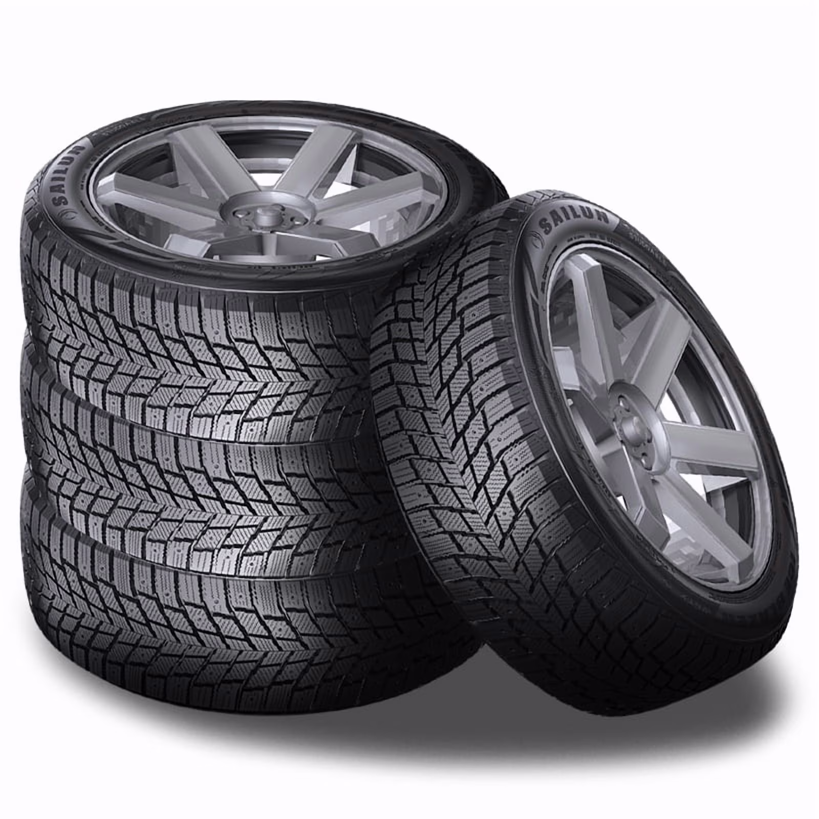 4 Sailun Ice Blazer WSTX 225/60R16 98T Studdable Performance Winter Snow Tires 5542177 / 225/60/16 / 2256016
