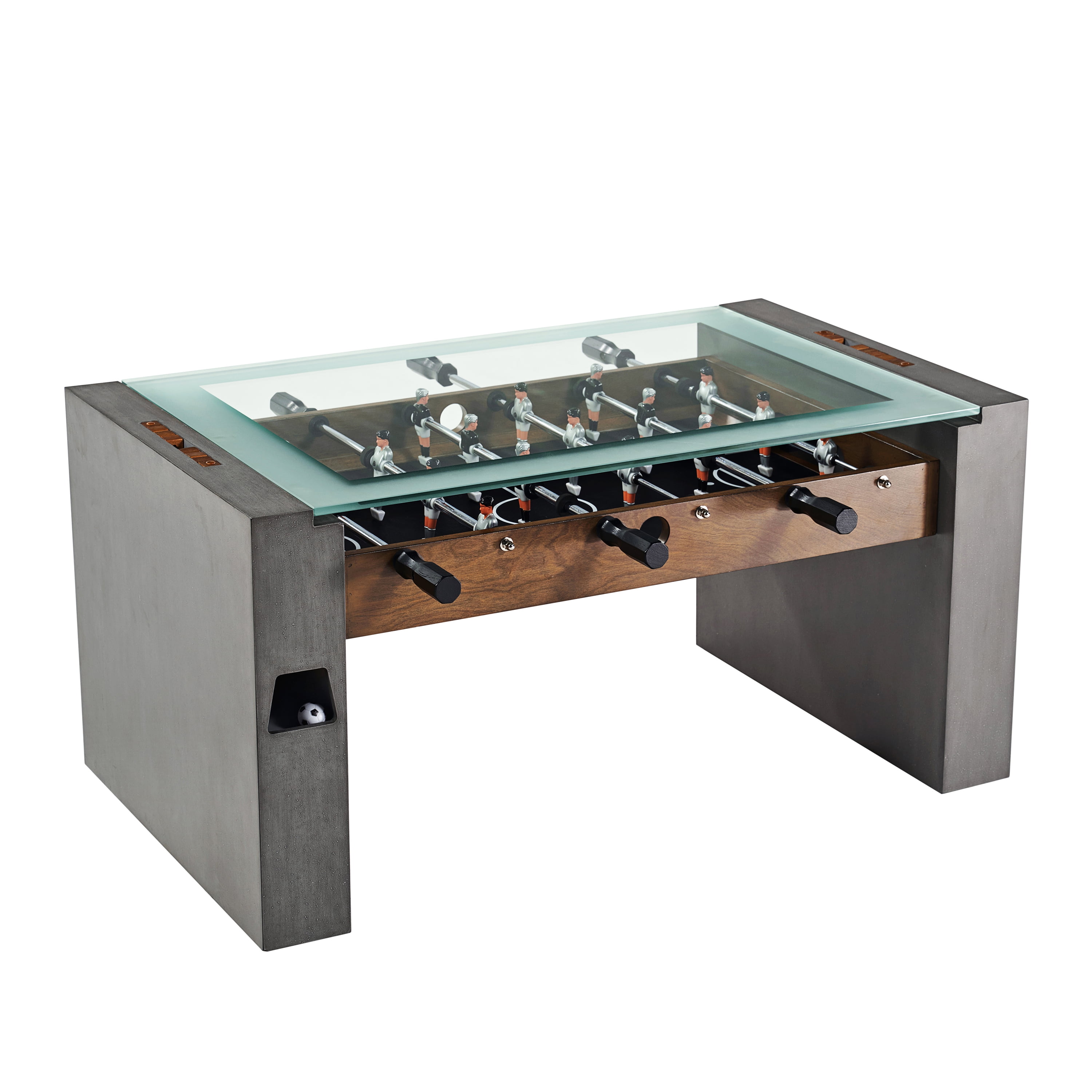 40" Urban Foosball Coffee Table with Tempered Glass, Soccer, Accessories Included by Barrington Billiards