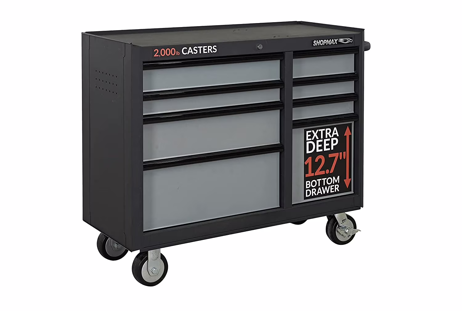 41 in. W 8-Drawer Rolling Tool Cabinet